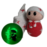 small puppet with a crochet star