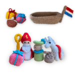 Sinterklaas haakpatronen – Complete set – Piet, Amerigo, Pakjesboot