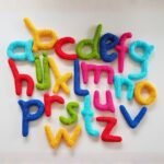 crocheted stuffed alphabet letters