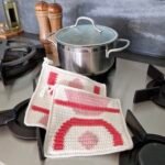 Abstract potholders