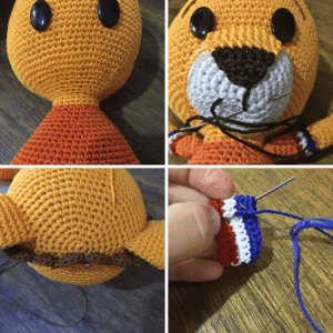 crochet Dutch lion
