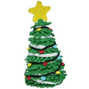 crocheted Christmas tree