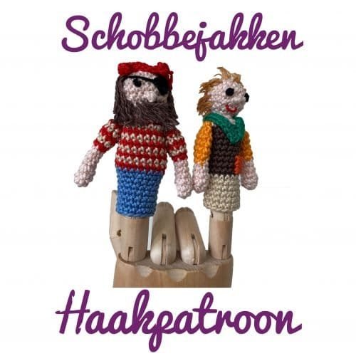 crochet pirate finger puppets