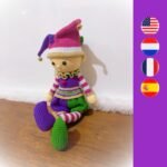 crochet carnival doll