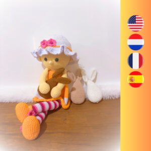 crochet Easter doll