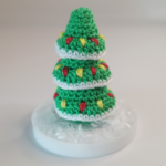 Christmas figurines in a glass dome