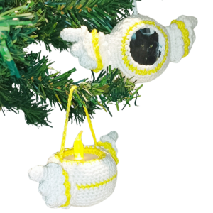 gehaakte kerstboomversiering