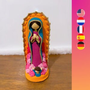 gehaakte versie van Onze-Lieve-Vrouw van Guadalupe