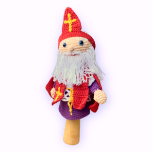 gehaakte Sinterklaas-handpop