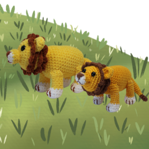 crochet lion