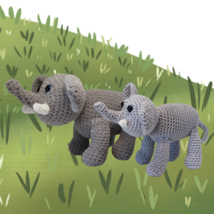 crochet elephant