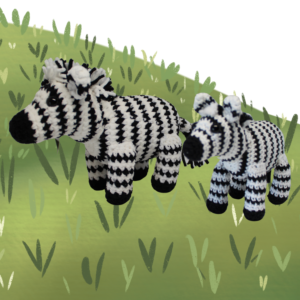 crochet zebra